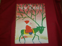 1978 DECEMBER 25 NEW YORKER MAGAZINE FRONT COVER ONLY - GREAT ART FOR FRAMING
