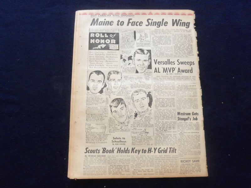 1965 NOV 19 BOSTON RECORD AMERICAN NEWSPAPER-VIET SNAFU COSTS GI LOSSES -NP 6306