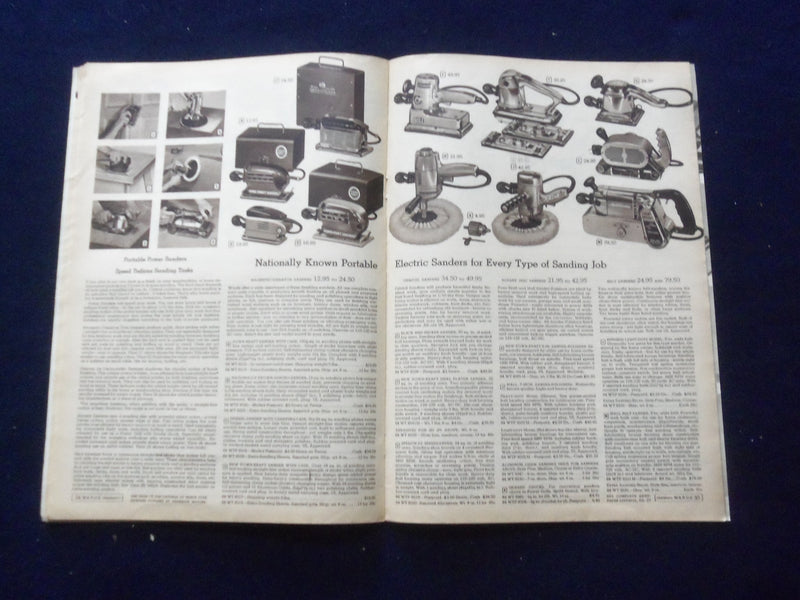 1954-1955 MONTGOMERY WARD POWR-KRAFT POWER TOOL CATALOG - J 8486