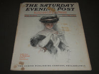 1909 MAR 27 THE SATURDAY EVENING POST MAGAZINE - HARRISON FISHER COVER - SP 862