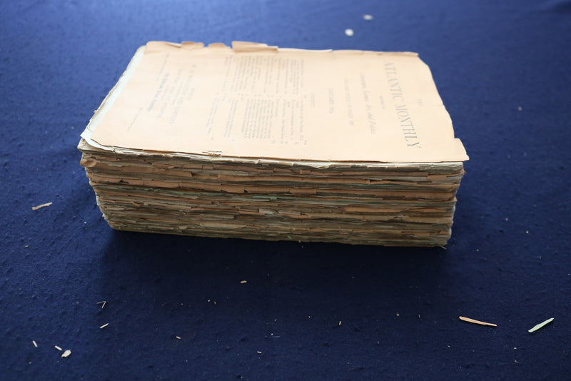 1874 THE ATLANTIC MONTHLY MAGAZINE - LOT OF 10 - O 3406