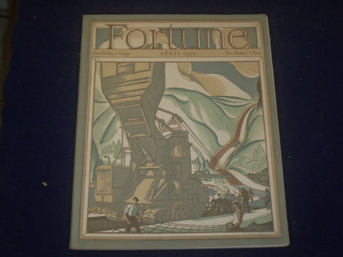 1932 APRIL FORTUNE MAGAZINE - GREAT COVER & ADS - F 27