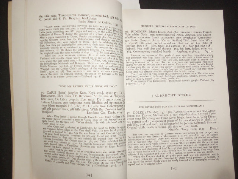 1940 BOOKS FOR LIBRARIES SOFTCOVER BOOK BY HERBERT REICHNER - CAT. NO. 6- J 9938