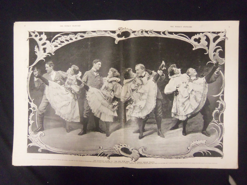 1897 FEB 27 THE STANDARD MAGAZINE - NY'S BACHELOR GIRLS OF WEST SIDE - ST 3215