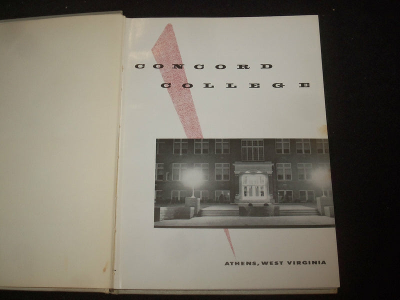 1958 PINE TREE CONCORD COLLEGE YEARBOOK - ATHENS, WEST VIRGINIA - YB 1974