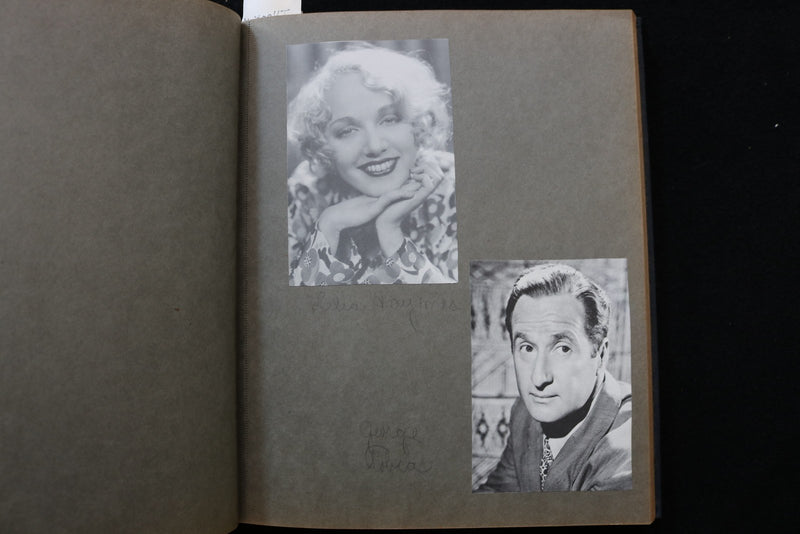 1940'S MOVIE STARS SCRAPBOOK - JACK BENNY-CLARK GABLE-HUMPHREY BOGART - E 24931