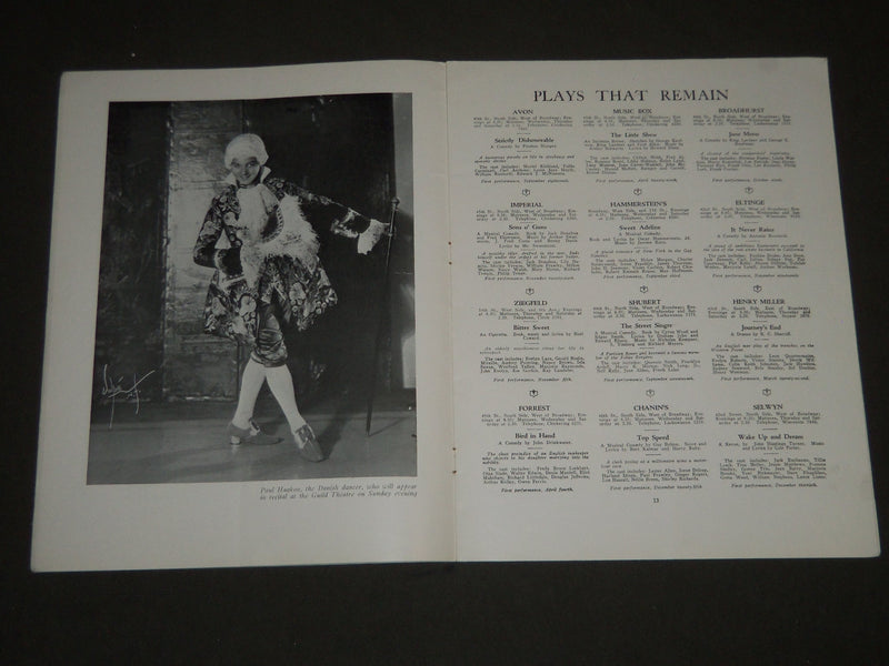 1930 JANUARY 13 THE SOCIAL CALENDAR MAGAZINE - ST 4835