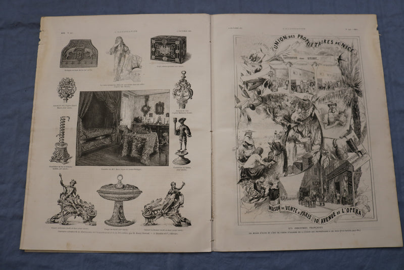 1887 OCT 22 L'ILLUSTRATION JOURNAL UNIVERSEL-GENERAL BOULANGER- FRENCH - NP 8551