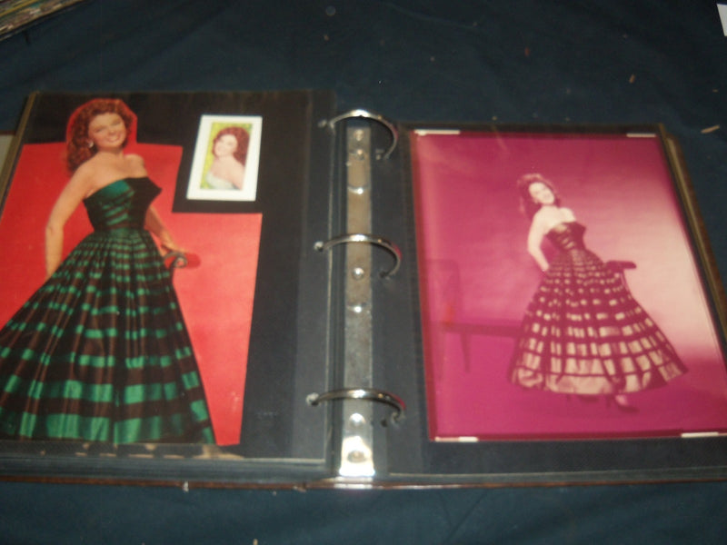 SUSAN HAYWARD 3 RING BINDER SCRAPBOOK - HOLLYWOOD - GREAT PHOTOS - 5A