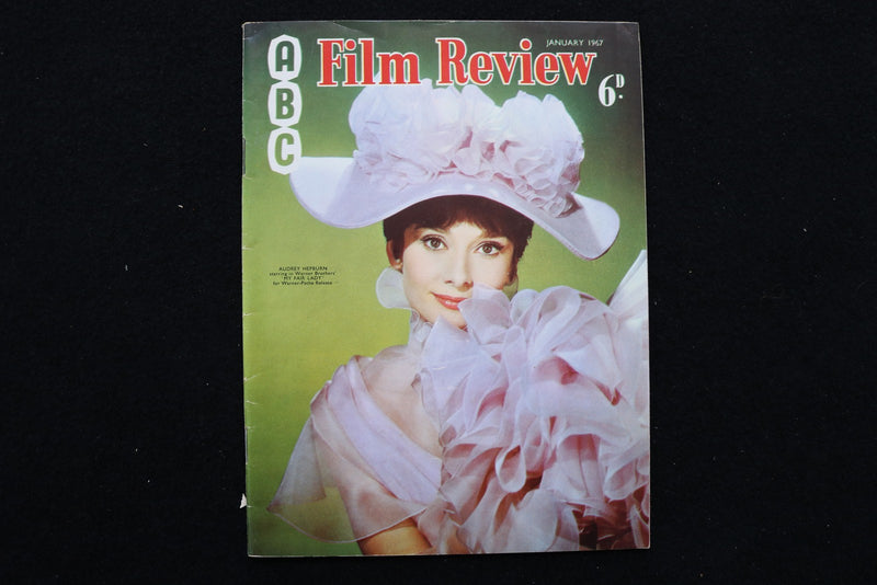 1967 JANUARY ABC FILM REVIEW MAGAZINE - AUDREY HEPBURN COVER - E 25213