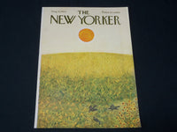 1970 AUGUST 15 NEW YORKER MAGAZINE FRONT COVER ONLY - GREAT ART FOR FRAMING