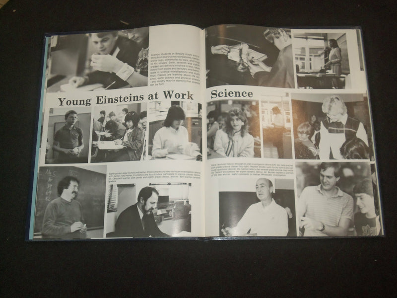 1985-1986 BITBURG MIDDLE SCHOOL YEARBOOK- RHINELAND-PALATINATE, GERMANY- YB 2111