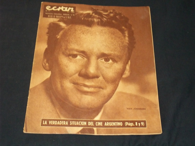 1956 NOVEMBER 13 ECRAN SPANISH MAGAZINE - VAN JOHNSON COVER - E 26032