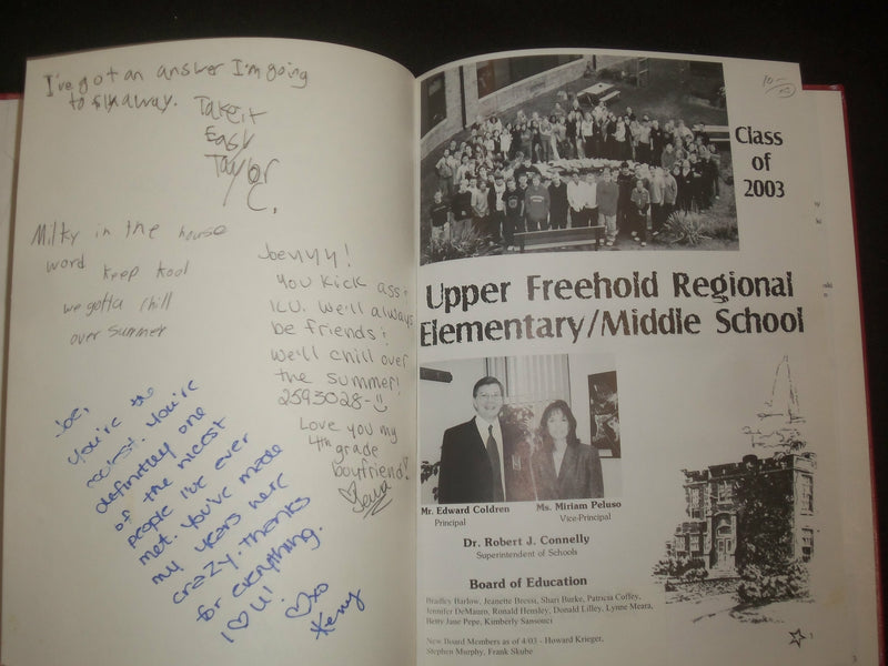 2003 UPPER FREEHOLD REGIONAL ELEMENTARY SCHOOL YEARBOOK - FREEHOLD, NJ - YB 2235