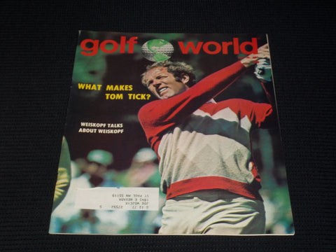 1977 APRIL 29 GOLF WORLD MAGAZINE - TOM WEISKOPF FRONT COVER - E 6581