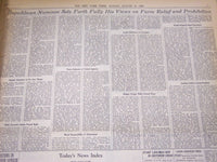1928 AUGUST 12 NEW YORK TIMES - HOOVER FORMALLY NOTIFIED, VOICES ISSUES- NT 5087