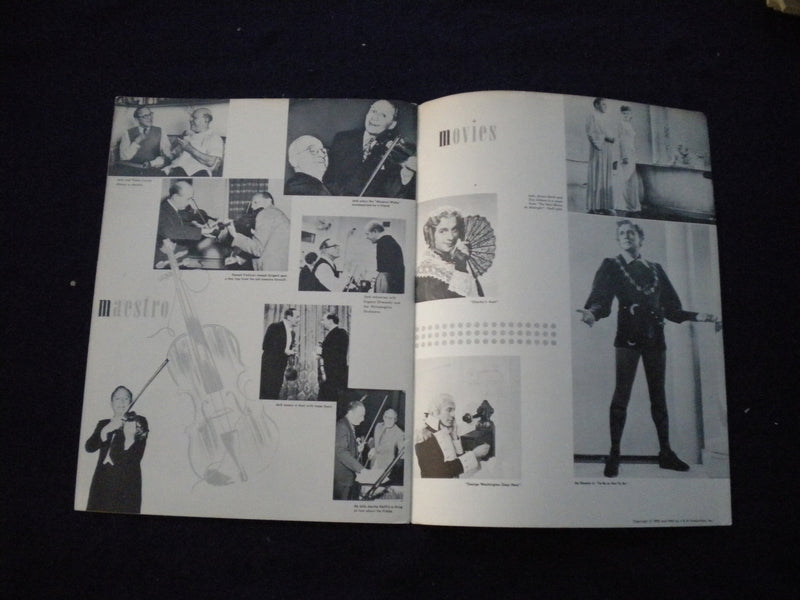 1963 JACK BENNY BOOKLET - GREAT PHOTOS THROUGHOUT HIS CAREER - J 8304