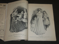 1907 FEBRUARY NEW IDEA WOMAN'S MAGAZINE - COLOR FASHION - ILLUSTRATIONS - ST 253
