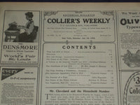 1903 JULY 18 COLLIER'S MAGAZINE - POPE LEO XIII AT PRAYER - ST 6673