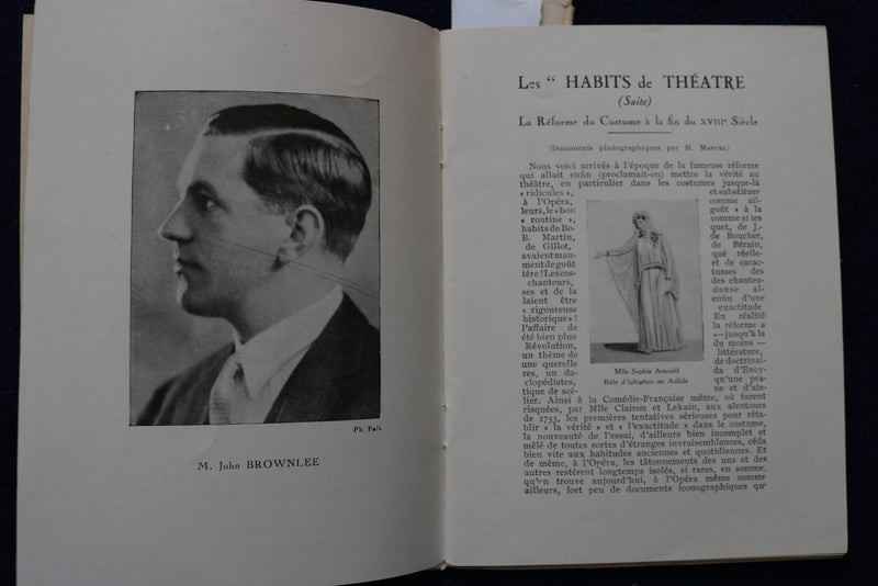 1930 ACADEMIE NATIONALE DE MUSIQUE ET DE DANSE-ENGLISH/FRENCH-SOFTCOVER - K 1526