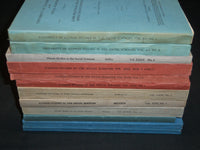 1927-1952 UNIVERSITY OF ILLINOIS REPORTS LOT OF 12 - SOFTCOVER - WR 20