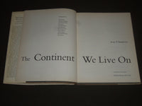 1964 THE CONTINENT WE LIVE ON BOOK BY IVAN T. SANDERSON - THIRD PRINTING- I 1113
