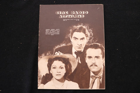 1939 MAY 26 CINE RADIO ACTUALIDAD MAGAZINE-TYRONE POWER & H. FONDA COVER-E 25901