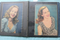 MOVIE STAR COLOROTO MAGAZINE SCRAPBOOK -CLAUDETTE COLBERT-PERRY COMO-CROSBY - #9