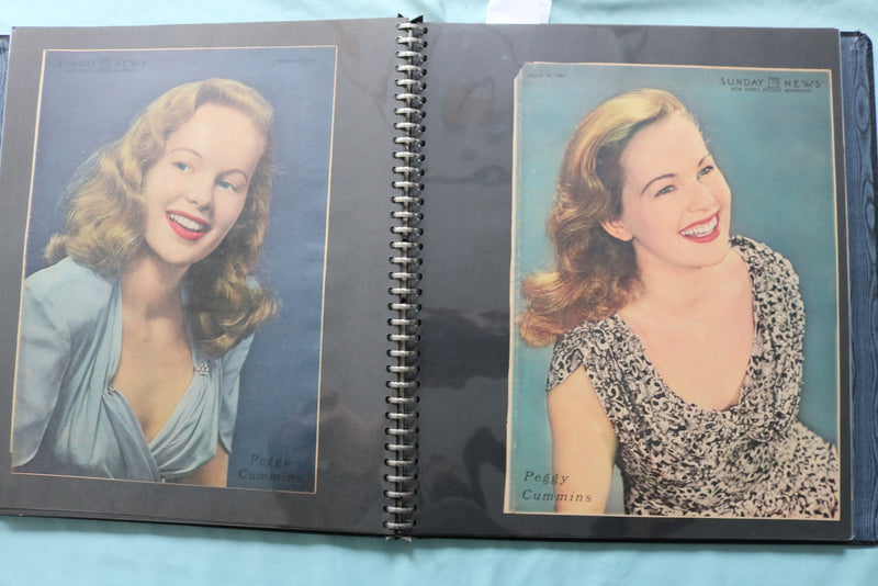 MOVIE STAR COLOROTO MAGAZINE SCRAPBOOK -CLAUDETTE COLBERT-PERRY COMO-CROSBY - #9