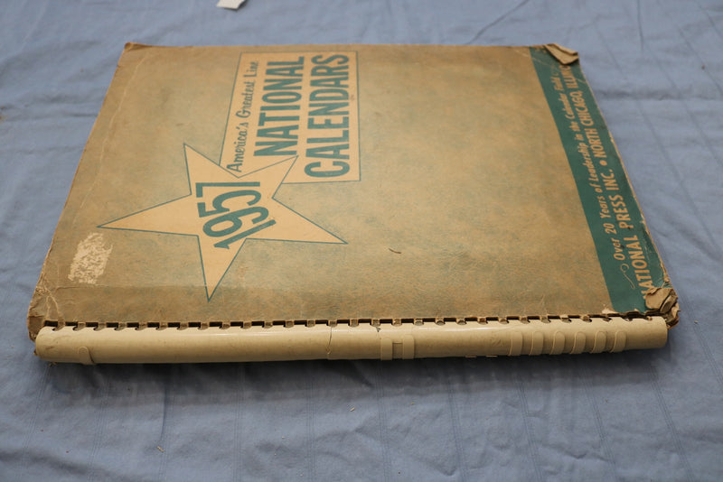 1957 AMERICA'S GREATEST LINE NATIONAL CALENDARS SAMPLE BOOK - KD 9583