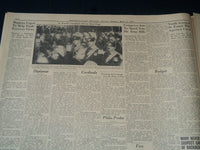 1939 MARCH 2 WILMINGTON JOURNAL NEWSPAPER- CARDINALS ELECT POPE PACELLI- NT 7227