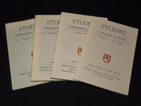 1963-1984 STUDIES IN BIBLIOGRAPHY AND BOOKLORE LOT OF 4 - SOFTCOVER - O 2596L
