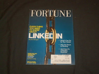 2013 JULY 1 FORTUNE MAGAZINE - YOU NEED TO KNOW ABOUT LINKEDIN COVER - B 1069