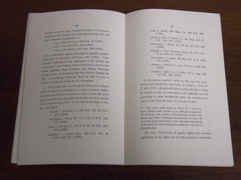 1949 NEW HAVEN COUNTY SUPREME COURT OF ERRORS BULLETIN - K 1091