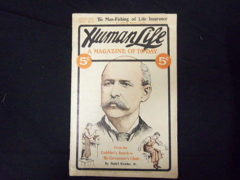 1905 AUGUST HUMAN LIFE MAGAZINE - WILLIAM LEWIS DOUGLAS - ST 1921