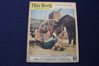 1954 MARCH 6 THIS WEEK MAGAZINE - JUNE ALLYSON AD - E 22970