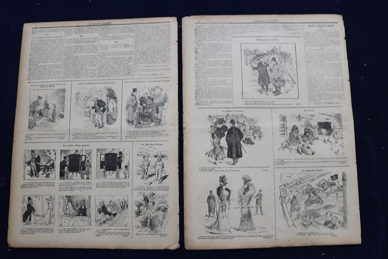 1898-1906 L'ILLUSTRE NATIONAL MAGAZINE - FRENCH - LOT OF 15 - O 3657