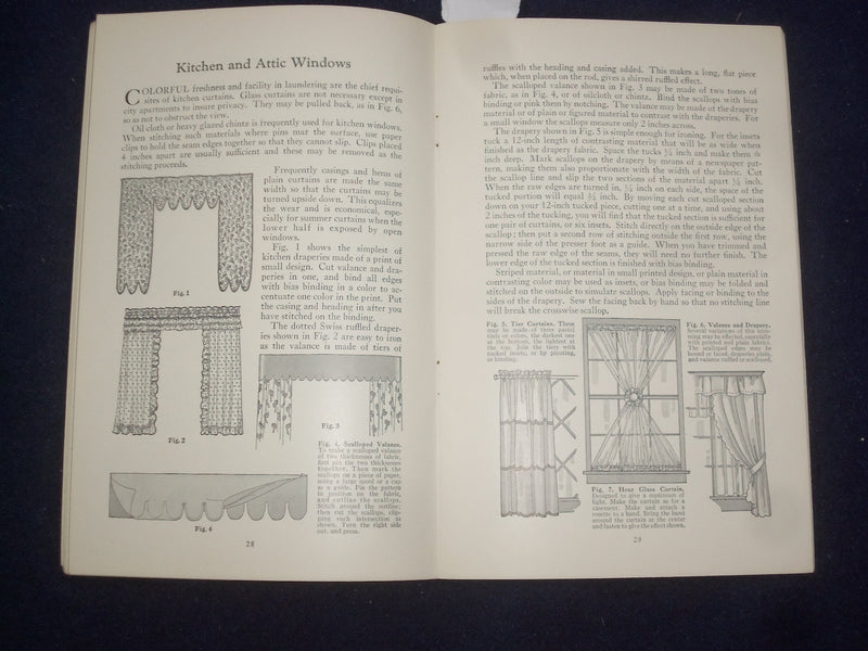 1929 HOW TO MAKE DRAPERIES, SLIP COVERS, CUSHIONS AND OTHER - LOT OF 2 - J 9468