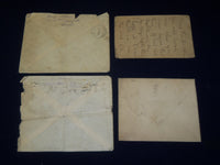 1930'S GREEK LETTERS & STAMPED ENVELOPES LOT - NEWARK NEW JERSEY - J 4767