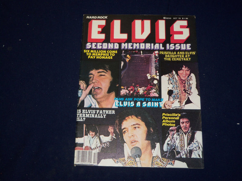 1979 OCTOBER HARD ROCK ELVIS 2ND MEMORIAL MAGAZINE - ELVIS PRESLEY - SP 9894