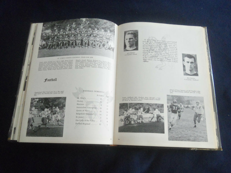 1960 PINDARIAN ST. LUKE'S HIGH SCHOOL YEARBOOK - HOHOKUS, NEW JERSEY - YB 2781