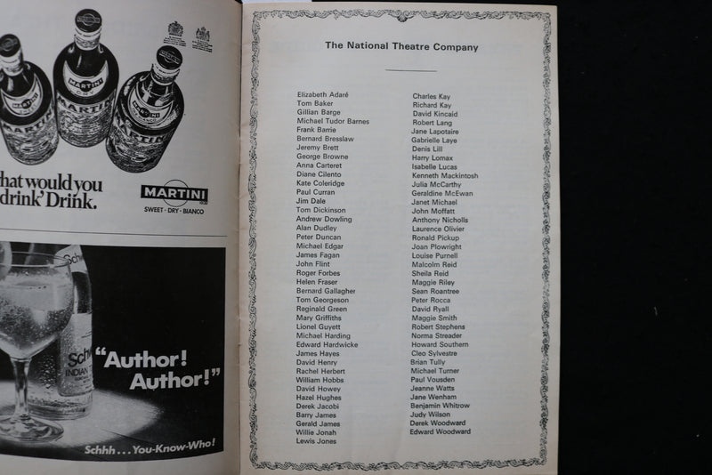 1970 THE BEAU STRATAGEM PROGRAM - CAMBRIDGE THEATRE - MAGGIE SMITH - K 2380