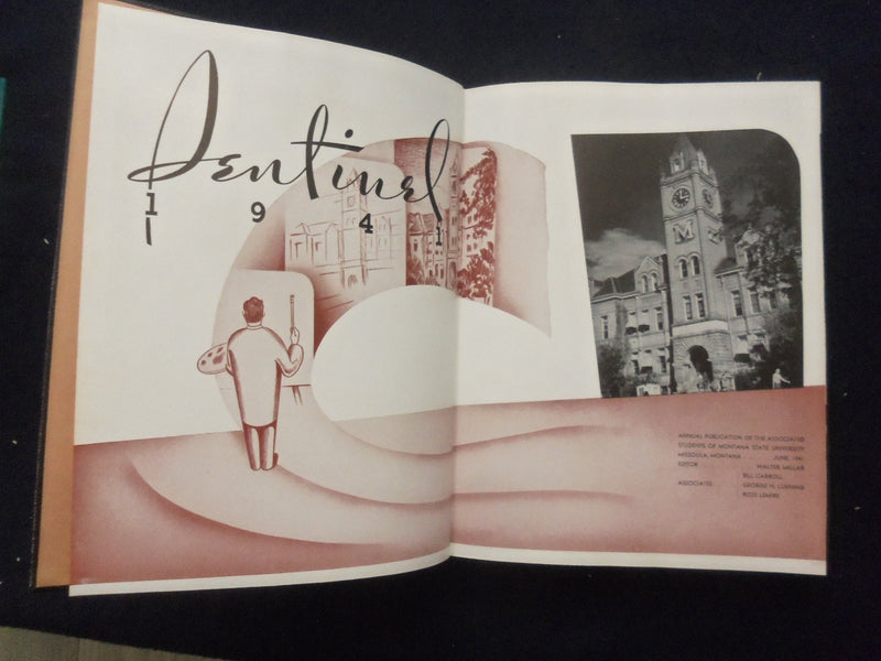 1941 THE SENTINAL MONTANA STATE UNIVERSITY YEARBOOK -MISSOULA, MONTANA - YB 3294