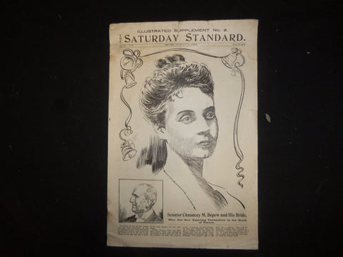 1901 DEC 28 NY SATURDAY STANDARD MAGAZINE ILLUSTRATED SUPPLEMENT NO. 2 - ST 3194