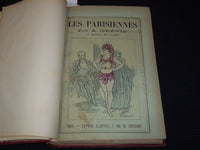 1800'S-1900'S LES PARISIENNES PAR GREVIN & HUART FRENCH VOLUME - KD 879D