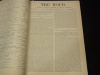 1883-1884 THE HOUR MAGAZINE BOUND VOLUME LOT OF 2 - NEW YORK - KD 3340K