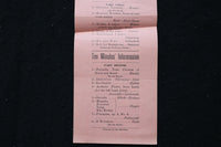 1920'S STURGIS OPERA HOUSE PROGRAM - JOS. GAHM CONCERT - K 1825