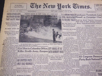 1952 JULY 15 NEW YORK TIMES - GIRL SHOT IN COLUMBIA OFFICE - NT 4554