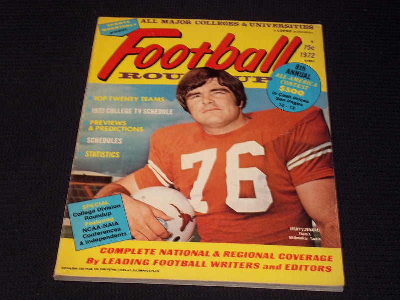 1972 FOOTBALL ROUNDUP MAGAZINE - JERRY SISEMORE - E 7879