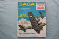 1961 MARCH SAGA MAGAZINE - THE PLANE THAT WON THE WAR COVER - E 26652
